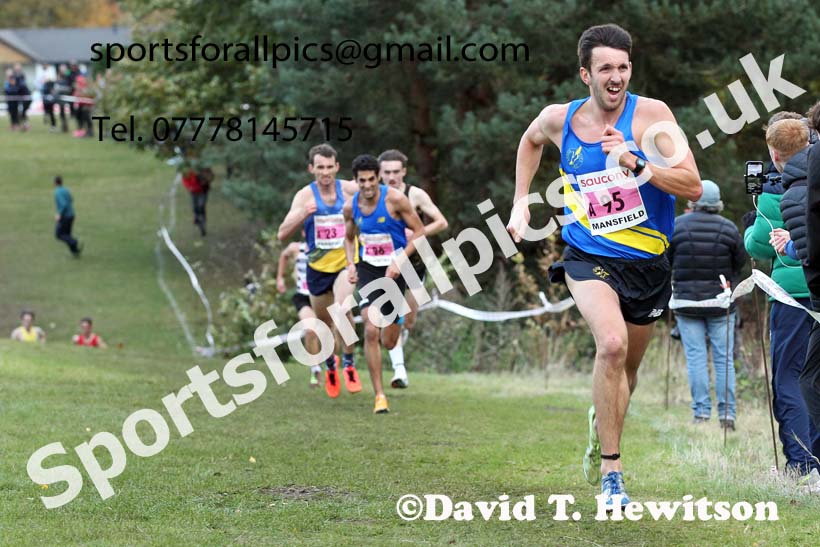 Senior mens 2021 National Cross Country Relays, Berry Hill Park, Mansfield. Photo: David T. Hewitson/Sports for All Pics